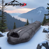Kamperbox MP8000 Extreme Cold Weather Down Sleeping Bag DWR Coated 20D Ripstop Nylon Shell Duck Down 11678059