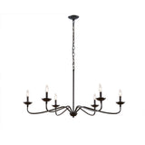 6-Light Metal Chandelier B03597662