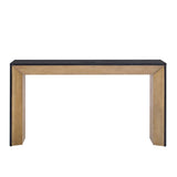 Mirod Elegant Console Table,Fireplace Design,Simple and Functional with High-Quality Wood Veneer Top N760P253329D