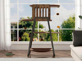 Modern Cat Tree, 58-Inch Cat Tower for Large Cats, Maine Coon Cat Tree with Scratching Board, Large W2641P460041