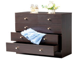 Modern Simple 5-Drawer Dresser Brown 58476495