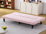 This 66-inch corduroy sofa bed flexibly adapt to the living room, apartment and bedroom, and it W3371P311451