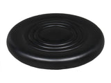 Round Stool with Lines Rotation Bar Stool Black 95601497