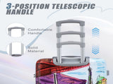 20"/24"/28" 3 pcs/set in PC Spinner Wheel Luggage, Carry on Suitcase, With Printed pattern and 91000494