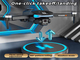 XS8-Drone with HD Dual Camera for Beginners, Large Remote Screen & Body LCD Display, Brushless 13743133