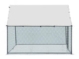 6.5 x 10 ft Large Metal Chicken Coop, Walk-in Poultry Cage Chicken Hen Run House with Waterproof 36307173