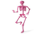5.5 FT Pink Halloween Skeleton Decor - No Assembly Needed, Integrated Hanging Rope, Playful-Spooky 65148818