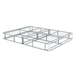 ZUN 9 in. Twin Folding Mattress Box Spring Foundation Base, Polyester, Metal Frame B011P203029