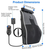 Back Massager with Heat 3D Kneading Massage Pillow Relaxing massage Full Body Massager for Back Neck 69722797