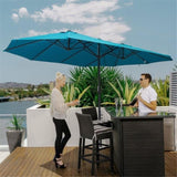Outdoor beach umbrella/Double-Sided Market Umbrella 07431949
