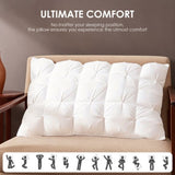 Five-pack of sanded twist pillows, down pillows, two-in-one down fiber pillows, double-layer design, 81606514
