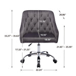 ZUN Swivel Shell Chair for Living Room/ Modern Leisure office Chair 63329974