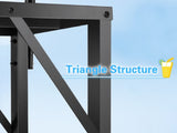 3 Step Ladder with Handrail, Swimming Pool Ladder Above Ground, 660 lb Load Capacity RV Steps with 31746287