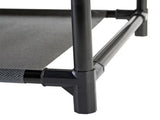 5-Tier 23.6" L 10 Pair Shoe Organizer with Cover in Black 95291169