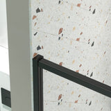 32-36" W x 72" H Piovt Swing Glass Shower Door,Pivot Frame Sliding Shower Door with 1/4" Clear W2122P298100