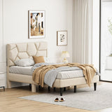 Queen Bed Frame, linen storage headboard, strong and stable, no noise, no box spring, Weight 397lbs W2896P208864
