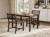 Dining Table Set, Bar Table with 2 Dining chairs, Table Counter with Chairs, Industrial for 32736707