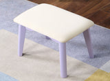 Maly Contemporary Wood Vanity and Stool Set, Purple T2574P164234