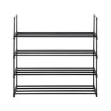 ZUN 4 Tiers Shoe Rack Shoe Tower Shelf Storage Organizer For Bedroom, Entryway, Hallway, and Closet 80345388