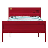 Red Full Platform Bed B062P189165