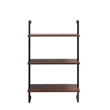 3 Tier and 2 Tier Bathroom Shelves Metal, Wood Hanging Storage Bookshelf W331P279736