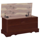 Warm Brown Rectangular Cedar Chest B062P153913
