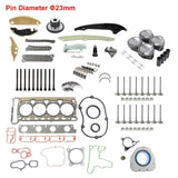 Engine Overhaul Rebuild Kit Replacement for Audi VW 1.8 TFSI Jetta A4 TT Passat Golf 23mm 07518599