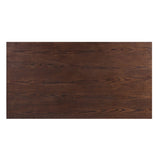 ZUN Walnut Coffee Table with Straight Leg B062P191045