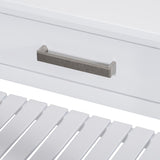 U_Style Stylish Entryway Console Table with 4 Drawers and 2 Shelves, Suitable for Entryways, Living N711P241286K