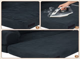 Convertible Sofa Bed Couch,80 Inch Boneless Couches for Living Room,Folding Sleeper Sofa Bed Queen W3396P483183