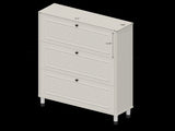 Shoes Storage Cabinet for Entryway,Narrow Shoe Rack Cabinet,Shoe Cabinet with 3 Flip Drawers, W3166P268393
