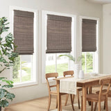 ZUN Bamboo Light Filtering Roman Shade 64"L B035129693