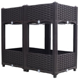 Planter Raised Beds - Elevated Planter Garden Box with Drainage Plug Raised Garden Beds for W465P187500