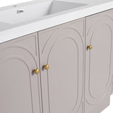 48" Freestanding Bathroom Vanity & 3 Soft-Close Cabinet Doors -Excluding Sink W999P241062