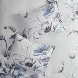 8 Piece Cotton Printed Comforter Set Blue King B03597239