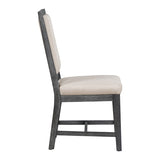 TREXM Retro Style Dining Chair Set with 4 Upholstered Chairs for Dining Room and Living Room WF305981AAB