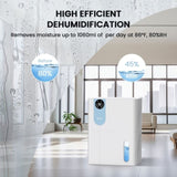 ZUN Dehumidifier, VEWIOR 152 OZ Dehumidifiers for Home, Quiet Dehumidifier for Basement with Large Water 75149759