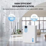 ZUN Dehumidifier, VEWIOR 152 OZ Dehumidifiers for Home, Quiet Dehumidifier for Basement with Large Water 92357003