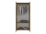 Soham Closet System Slim, Bedroom, Macadamia B092P360641