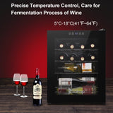 ZUN JC-48 115V 85W 1.7cu.ft/49l Electronic Wine Cabinet Cold Rolled Sheet Transparent Glass Door / 72158595