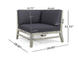 PERLA CORNER CHAIR, GREY 58941.00CONLDGRY