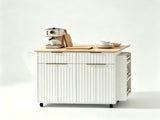 () 4-Door 2-Drawer Grille Food Cart Champagne Gold Thermoformed Door Panels 00503555