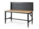48" Heavy-Duty Workbench 2000LBS Capacity 7-Level Height Adjustable with Built-in Power Strip 02305328