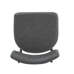 ZUN 26''Retro Swivel Counter Stools Set of 2,Grey Counter Stools with iron Frame,PU Sponge N780P199991G