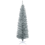 6-foot silver Christmas tree with bracket 07625366