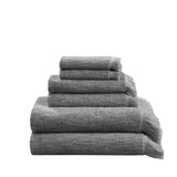 ZUN Cotton Dobby Slub 6 Piece Towel Set B03596683