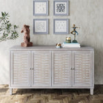 ZUN Accent Cabinet 4 Door Wooden Cabinet Sideboard Buffet Server Cabinet Storage Cabinet, for Living W1435P153087
