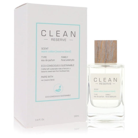 Clean Reserve Warm Cotton by Clean Eau De Parfum Spray 3.4 oz for Women FX-545382