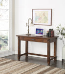 ZUN Bridgevine Home Restoration 48 inch Writing Desk, No Assembly Required, Rustic Walnut Finish B108P163869