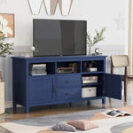 ZUN U-Can TV Stand for TV up to 68 in with 2 Doors and 2 Drawers Open Style Cabinet, Sideboard for WF288624AAM